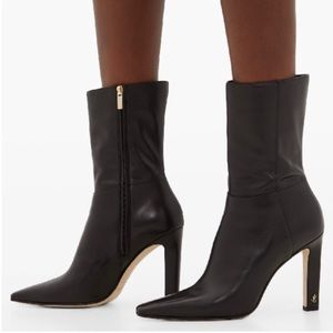 Jimmy Choo Merle 100mm Black Boots